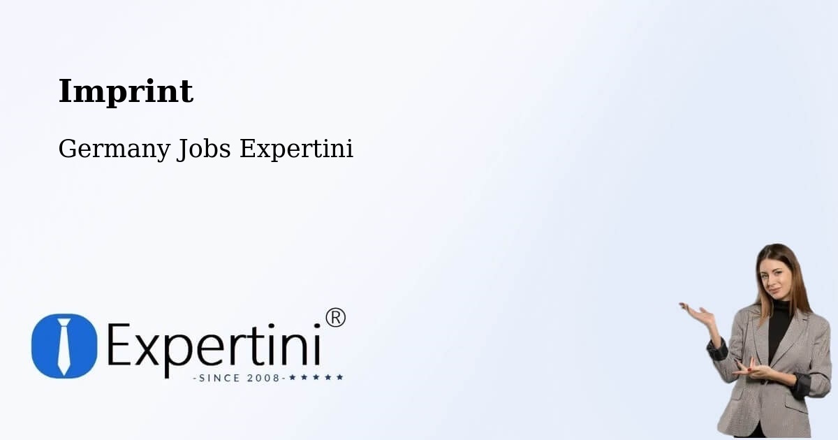 Imprint – Bad Berka - Germany Jobs Expertini